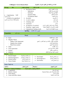 Bilingual Errors-Sheet