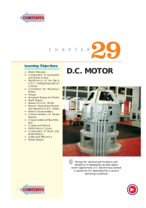 4 D C Motor Theraja