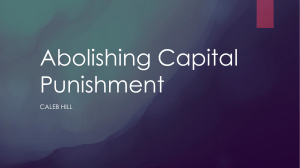 Abolishing Capital Punishment