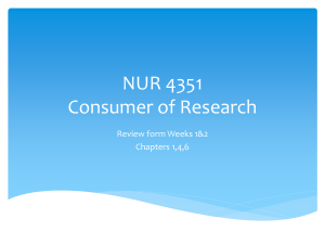 Consumer Research Practice Questions