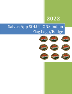 Indian Flag Logo and Badge for Republic Day 2022