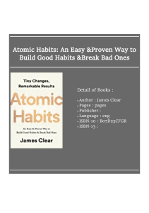 Download [ᴋɪɴᴅʟᴇ] Atomic Habits: An Easy & Proven Way to Build Good Habits & Break Bad Ones