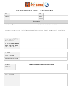 Lesson Planning Template