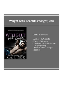 Books [ʀᴇᴀᴅ] Wright with Benefits (Wright, #8)