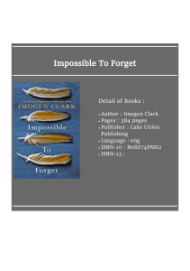 (Read) And (Download) Impossible To Forget
