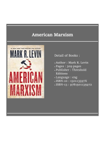[ᵉˡᵉᶜᵗʳᵒⁿⁱᶜ ᵇᵒᵒᵏ] American Marxism