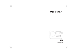  WFR-28 GB R3 owners manual