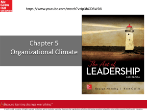 manning leadership 6e ch05 Study Notes and Video-1-1