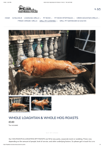 Order Online Hog Roasts For Parties In The UK – The Grill Pit.IM