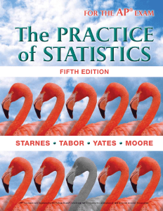 Copy of The Practice of Statistics 5e