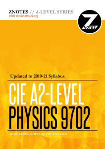 caie-a2-physics-9702-theory