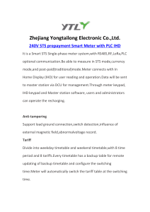 Zhejiang Yongtailong Electronic Co., Ltd. electronic energy meter