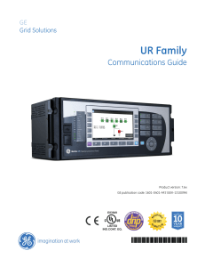 UR GEK-131009A COMMS Modbus