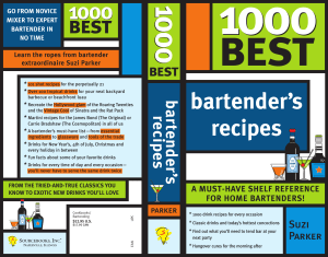 1000 Best  Bartender s Recipes