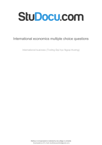 international-economics-multiple-choice-questions