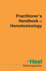 HEEL Practitioner's Handbook of Homotoxicology
