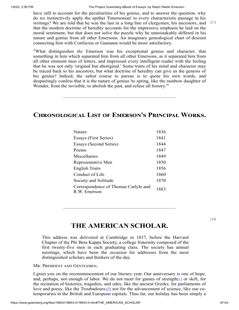 research paper on american scholar