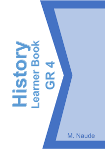 GR 4 HISTORY term 1 summaries
