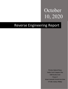 Reverse Engineering Report