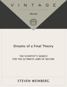 Dreams of a Final Theory by Steven Weinberg [Weinberg, Steven] (z-lib.org).epub