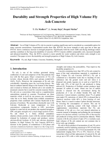 Durability of Flyash Concrete