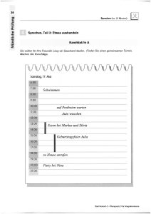 SD2 A2 ÜB 3-3 Sprechen Termin finden Geschenk kaufen  TN A