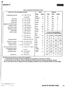 AP-FE Review - Multiple Choice