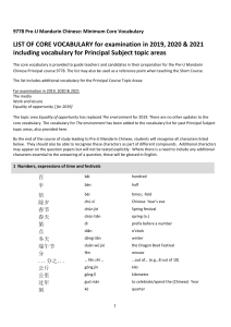 1 Complete word list 2019