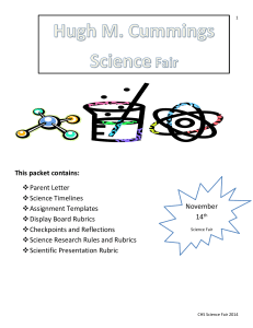 CHS Science Fair