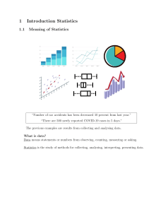 1 Introduction to Stat
