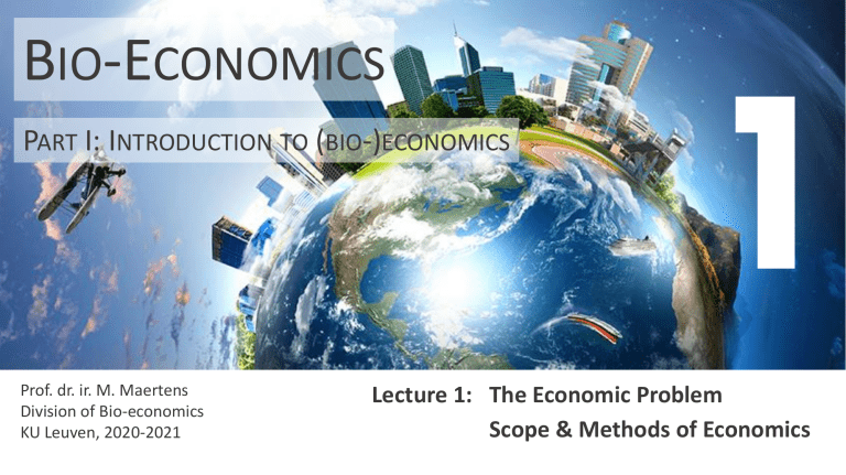 Bio-Economics Slides - Lecture1