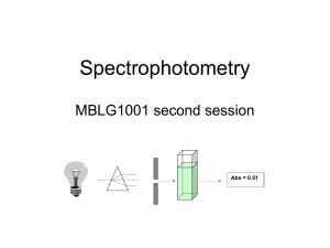 2. Spectrophotometry