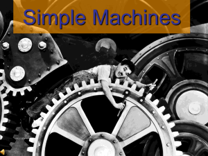 simple machines into