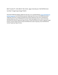 BEST QUALITY, WA 0819-746-3333, Agen Distributor FASTAPON Anti Sumbat Tangerang Harga Pabrik