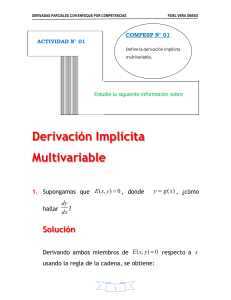 Derivacion Implicita Multivariable