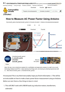 How to Measure AC Power Factor Using Arduino   4 Steps - Instructables