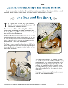 the fox and the stork.1