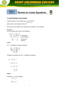 PRELIM LESSON 1