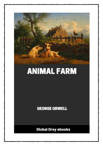 Animal Farm: Chapter One Excerpt by George Orwell