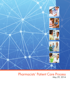 Pharmacists' Patient Care Process Guideline