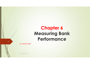 Measuring bank performance