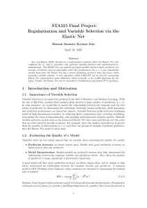 STA315 final paper-regularization via elastic net by Kyuson & Hasaan