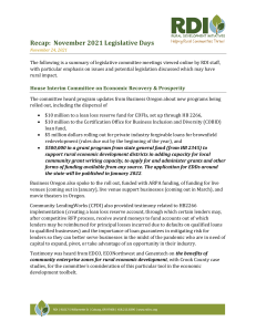 Nov2021 LegislativeDays RDI