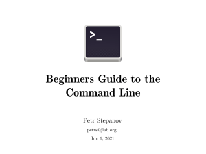 Beginners Guide to the Linux Command Line