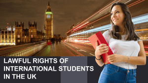 Lawful Rights of International Students in the UK