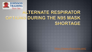 Alternate Respirator Options During the N95 Mask Shortage