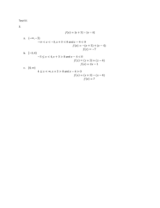 Absolute Value Function Test Question