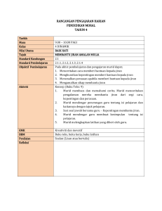 Rancangan Pengajaran Harian Pendidikan Moral Tahun 4
