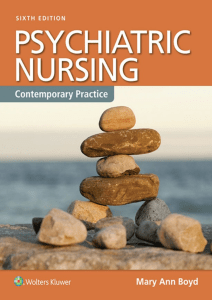 Psychiatric Nursing-Contemporary Practice (6th ed.)