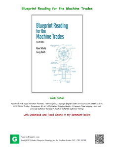 Blueprint Reading for Machine Trades